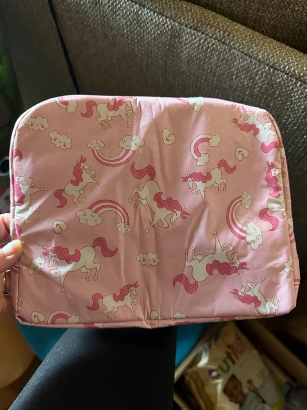Kids Pink Unicorn Lunch Tote
